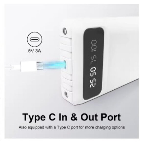 20000mAh Power Bank Portable White NEW - Picture 4 of 6